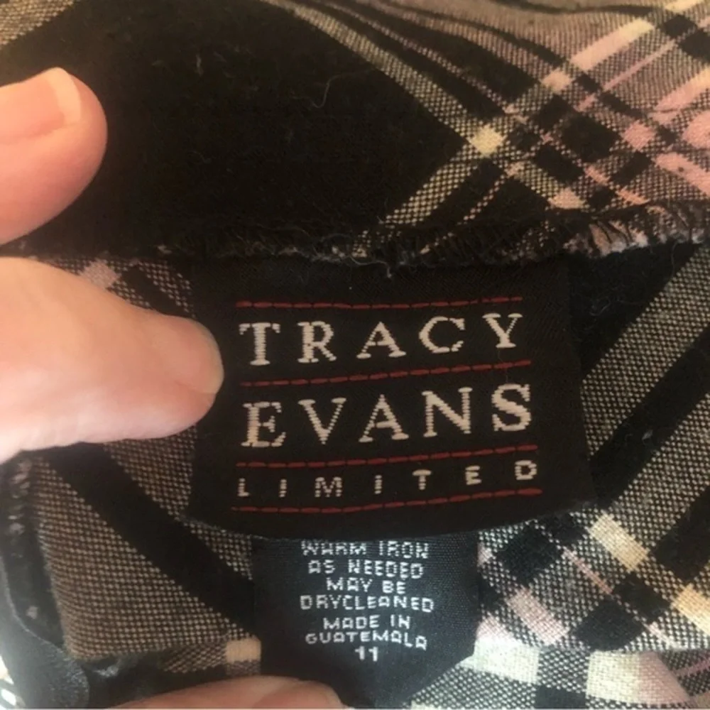 Tracy Evans Plaid Mini Skirt Y2K 90’s style 11